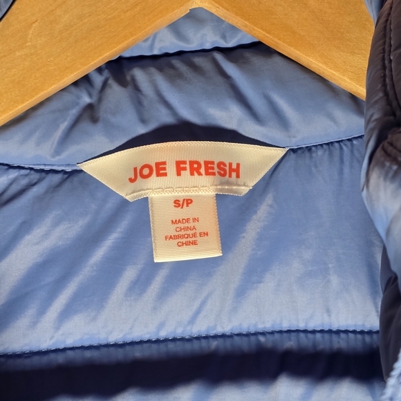 Joe Fresh Light Blue Puffer Jacket - Picture 3 of 6